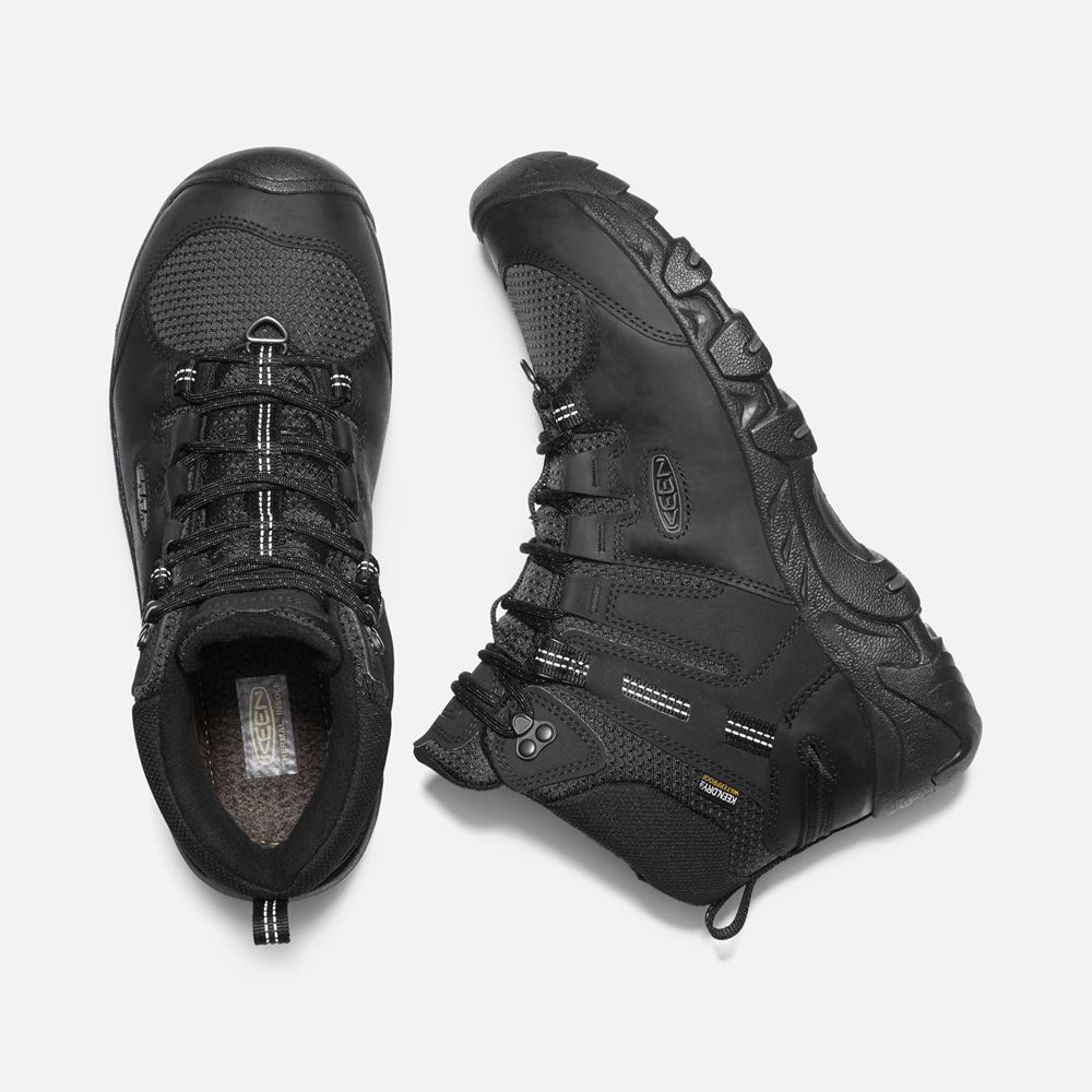 Botas de Seguridad Keen Mexico Negros - Hombre Steens Polar - DK4259031